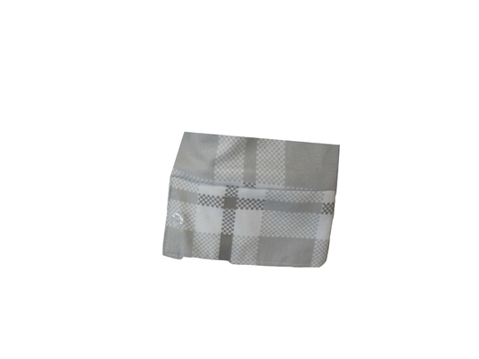 180G 100% Cotton Flannel Checked Shirt Off White & Gray Color