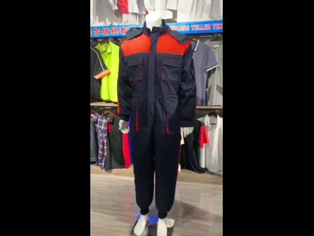 Tela cruzada 320GSM 3/1 parásito atmosférico anti ignífugo de soldadura de la bata del trabajo del azul
